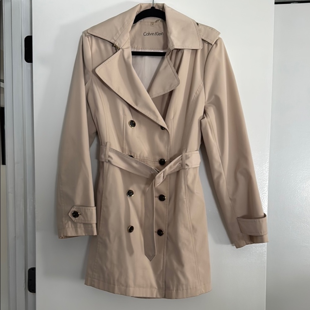 Calvin Klein Women's Tan Trench Coat